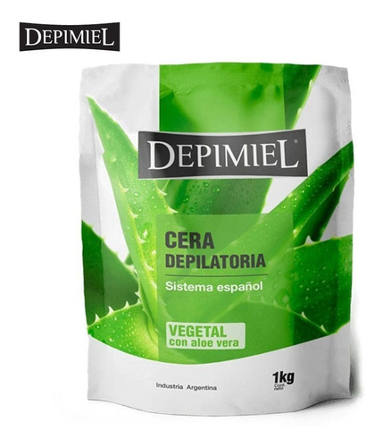 Cera Depilatoria Vegetal 1kg Depimiel Sistema Español 