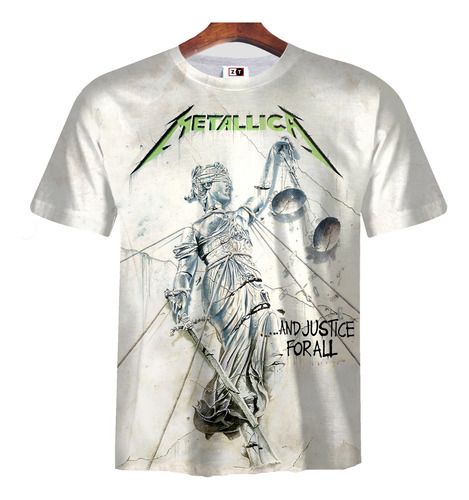 Remera Zt-1190 - Metallica And Justice For All