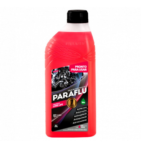 Imagem 2 de 4 de Kit Aditivo Paraflu Com 6 Litros Radiador Rosa Pronto P/ Uso