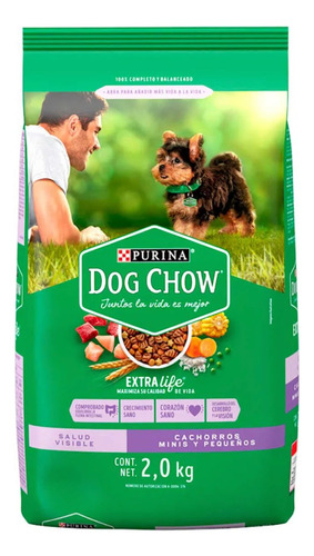 Alimento Para Perro Dog Chow Razas Pequeñas Cachorro 2 Kg