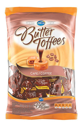 Butter Toffees Caramelos Sabor Cafe X 822 Gr