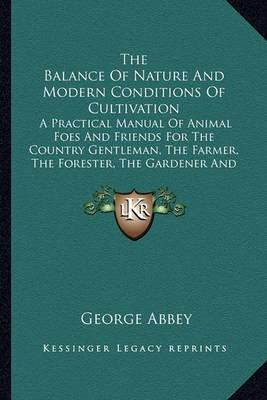 Libro The Balance Of Nature And Modern Conditions Of Cult...