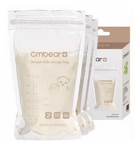 Bolsas Para Almacenamiento De Leche Materna Cmbear 30 Unid