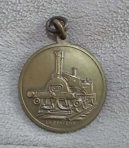 Medalla Ferrocarril Ramallo  La Porteña  1974 S/c Bronce Pat