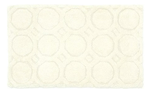 Alfombra De Baño Homewear Hartford, Blanco