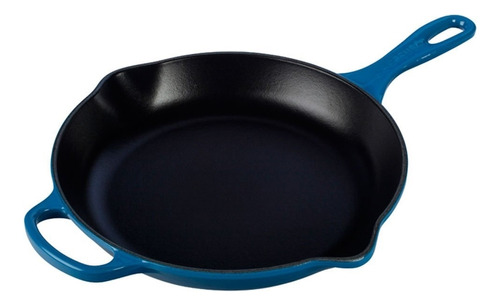 Frigideira Skillet Redonda Le Creuset C/ Alca 26cm Signature Cor Azul Marseille