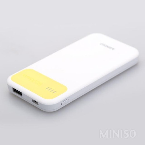 Power Bank 6000mah De Moda 12.5*6.3*1.25cm Miniso