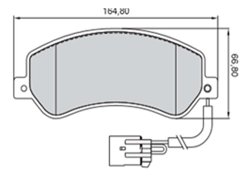 Imagen 2 de 5 de Pastilla De Freno Vw Amarok Delanteras Con Sensor