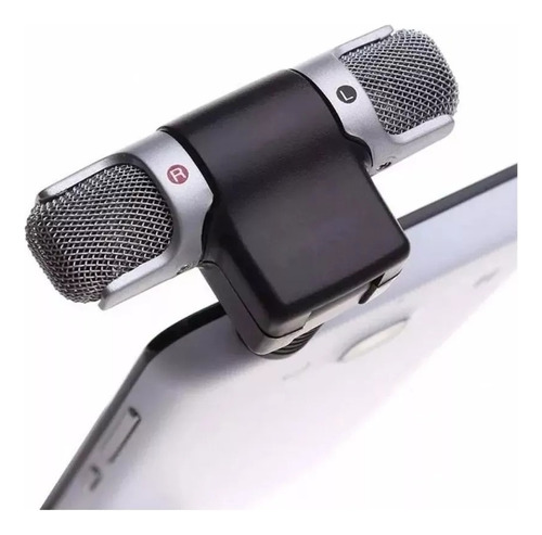 Mini Microfone Stereo P2 Alta Distancia De Captura Celular