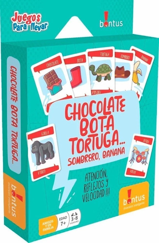 Juego De Cartas Chocolate Bota Tortuga Bontus Playking
