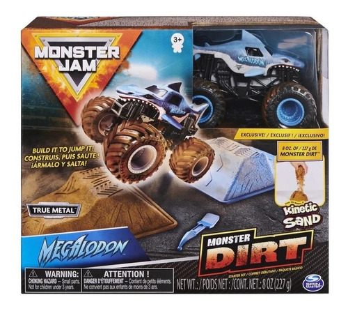 Monster Jam - Megalodon Monster Dirt Con Rampa - P3