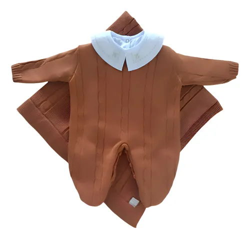 Kowak Baby 10165 Kit Maternidade Trançado 3 Peças