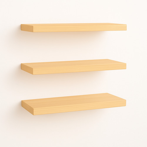 Kit 3 Prateleira Suporte Invisivel Lavabo Banheiro Sala 40cm