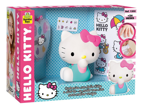 Hello Kitty Para Customizar Com Maquiagem 1202 Samba Toys
