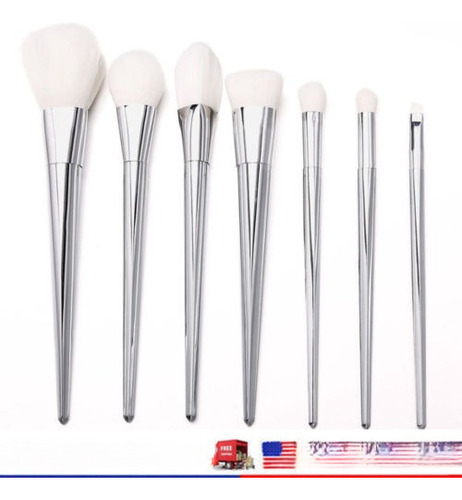 7pcs/set Pro Estética Componen Cepillos Polvo Fundación Labi