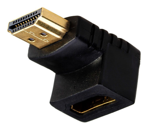 Adaptador Hdmi 90 Graus Em L Macho X Fêmea P/ Tv´s Em Painel