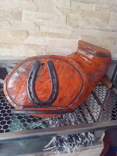 Suporte Garrafas Feita Com Ferraduras Artesanal