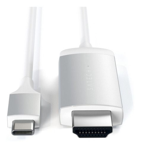 Imagen 2 de 10 de Cable Usbc A Hdmi 4k 60hz Satechi 180cm Celular / Notebook