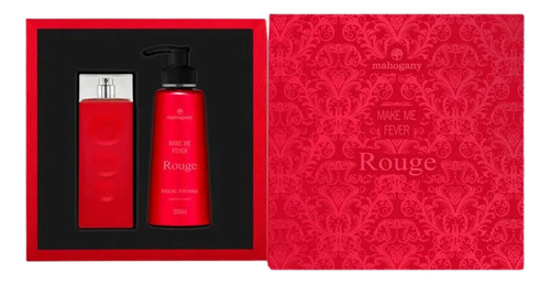 Kit Make Me Fever Rouge Fragrancia 100ml E Hidratante 200ml