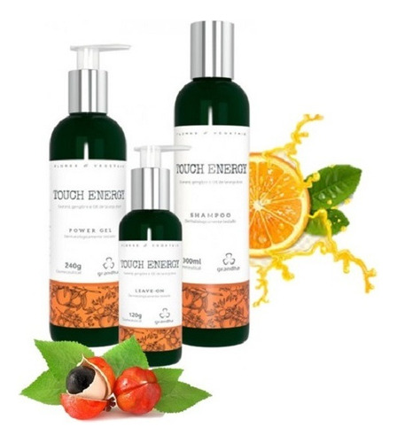 Grandha Kit Touch Energy Power Gel Shampoo Leave On