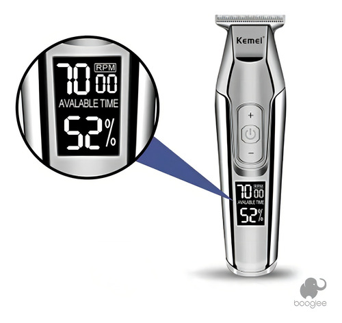 Máquina Acabamento Cabelo Barba Profissional Kemei Km 5027