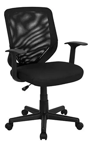 Muebles Flash Howard Respaldo Medio Silla De Oficina Con Asi