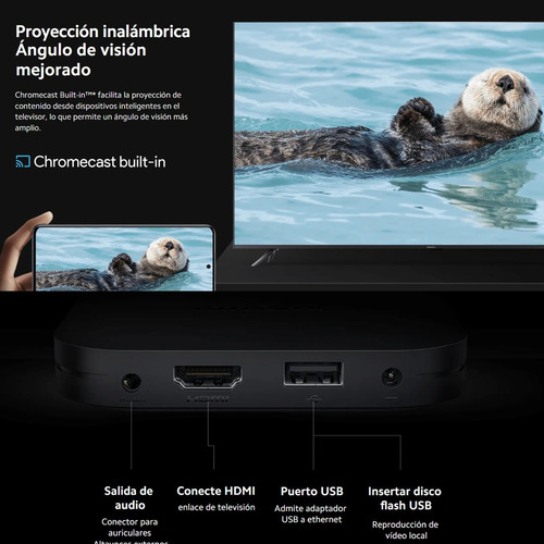 Xiaomi Tv Box S (2nd Gen), 4k Control De Voz 8gb Rom/2gb Ram