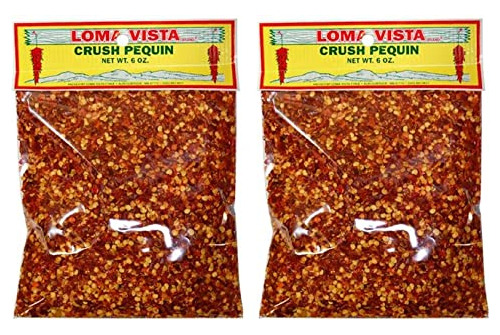 Cajun Crave Loma Vista Pequin Crush (polvo Y Semillas De Chi