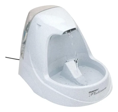 Petsafe Drinkwell Platinum O Fuente De Agua De 1 Galón Par. Color Gris