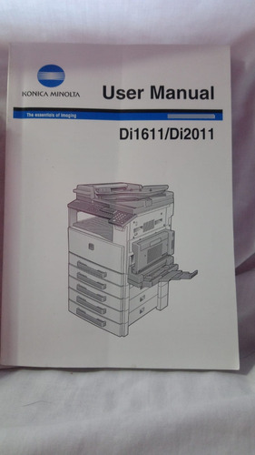 Konica Minolta User Manual Di1611/di2011