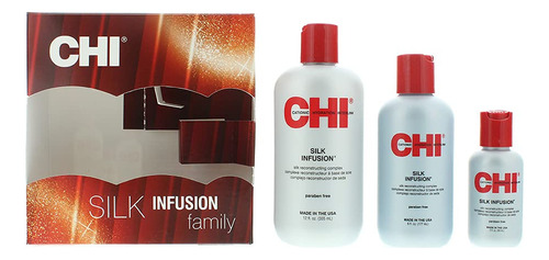 Chi Silk Infusion - Crema Para El Cabello, Paquete Múltipl.