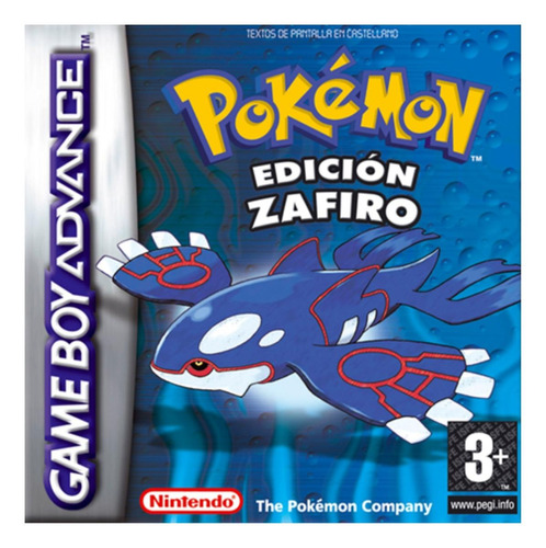 Pokemon Zafiro Sapphire Version Español Re-pro Gba Full