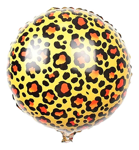 Globo Animal Print Circulo Leopardo 45x45cm