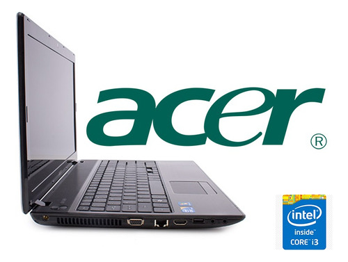 Notebook Acer Aspire Core I3 4gb Ssd 120gb Pant 15.6  Win10 (Reacondicionado)