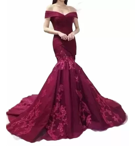 Vestido Graduacion En Color Vino | MercadoLibre