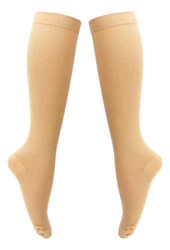 Calcetines De Compresión Con Cremallera Para Mujer, 1 Par, 1
