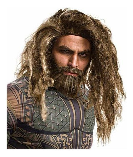 Rubie's Costume Co. - Peluca Y Barba De Aquaman De La Liga D