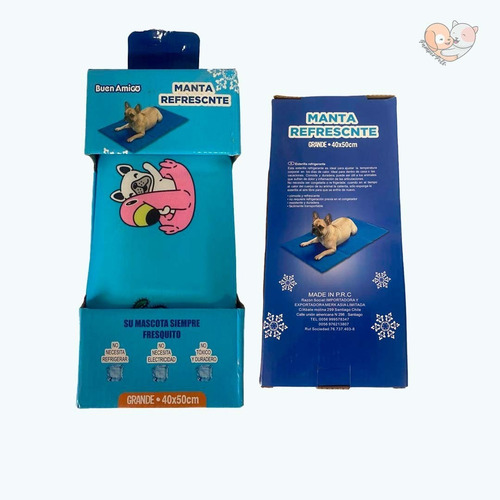 Imagen 5 de 10 de Manta Refrescante Refrigerante Para Perros Gel Frio 40x50cm