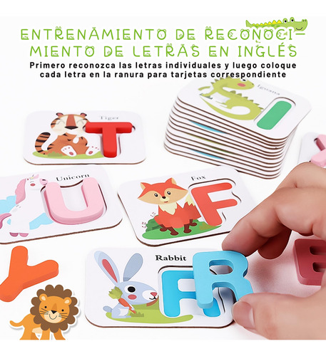 26 Juguete Abecedario Para Aprender, Juego Educativo De