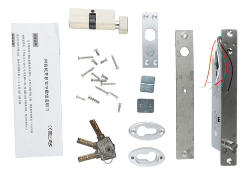 Cerradura De Embutir Eléctrica Con Retardo De Acero Inoxidab