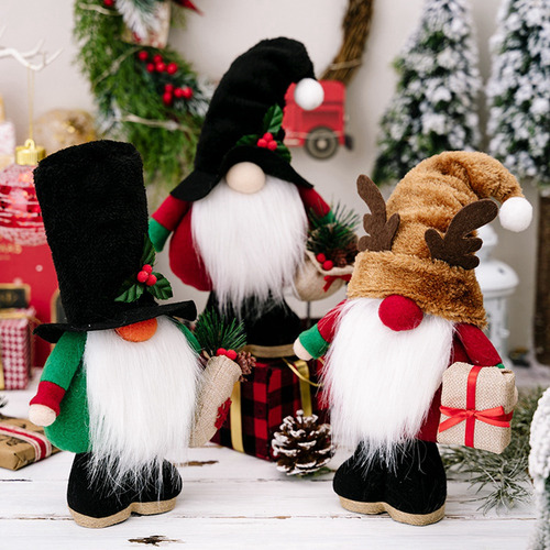 Gorro De Peluche Con Adorno Navideño, Tamaño A6, De Rudolph,