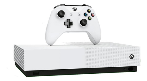 Microsoft Xbox One S 1TB All-Digital Edition: Minecraft/Sea of Thieves/Fortnite Batlle Royale blanco