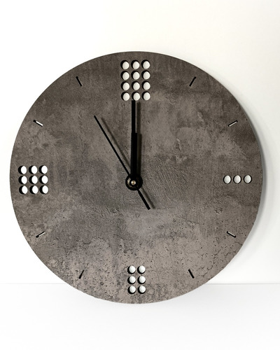 Reloj De Pared De Madera Analógico Diseño Oslo 30x30