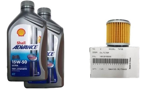 Combo Aceite + Filtro Original Benelli Tnt25 Trk251 Leoncino