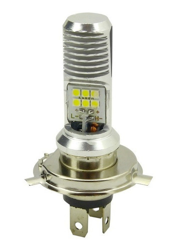 Ampolleta Led Para Moto H-4 De Luz Blanca, 12volt