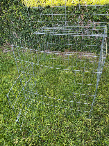Jaula Para Gallos 75x75 3 Piezas