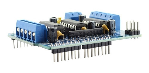 Imagem 4 de 5 de Shield L293d Driver Ponte H Para Motor Arduino Mega E Uno