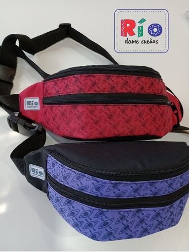 Imagen 4 de 7 de Riñoneras Rígidas Únicas Estampas Bici, Mándalas, Kayak.