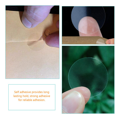 Adhesivo Autoadhesivo Transparente De 38 Mm Para Sobres, Obl