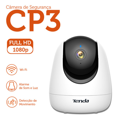 Câmera De Segurança/babá Dome Tenda 1080p Android/ios 360º